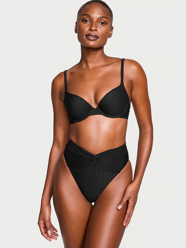 Mix & Match High-Waist Twist Cheeky Bikini Bottom | Victoria's Secret (US / CA )