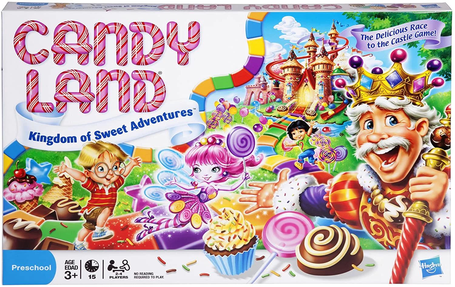 Hasbro Gaming Candy Land Kingdom Of Sweet Adventures Board Game For Kids - Walmart.com | Walmart (US)