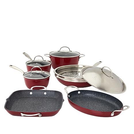 Curtis Stone Dura-Pan 11-piece Cookware Set - 9283357 | HSN | HSN