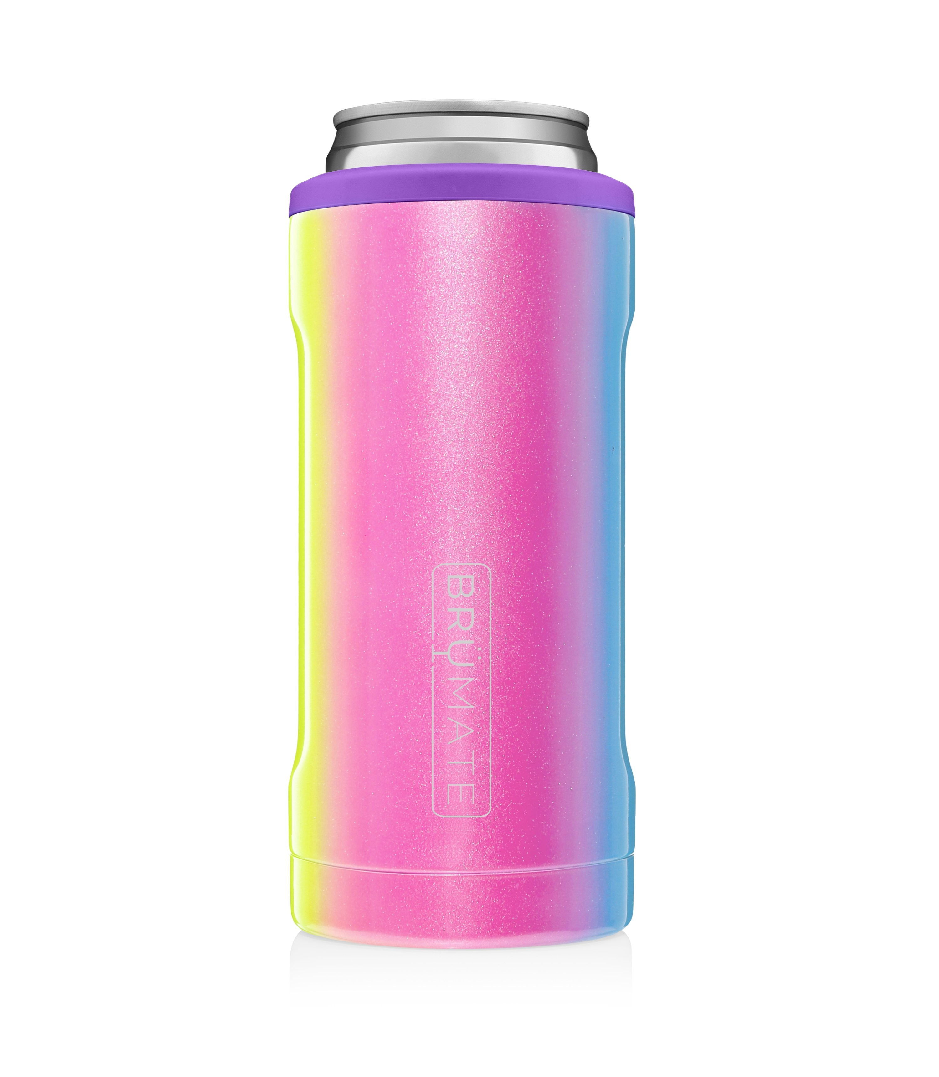 Hopsulator Slim | Glitter Rainbow (12oz slim cans) | BruMate