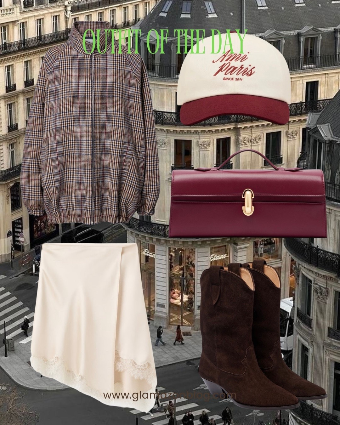 Slip skirt, Ami Paris cap, suede boots, burgundy bag, savette bag, Frankie shop jacket, oversized bomber 

#LTKFashionMonth #LTKuk #LTKspring