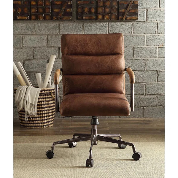 Haglund Genuine Leather Executive Chair | Wayfair North America