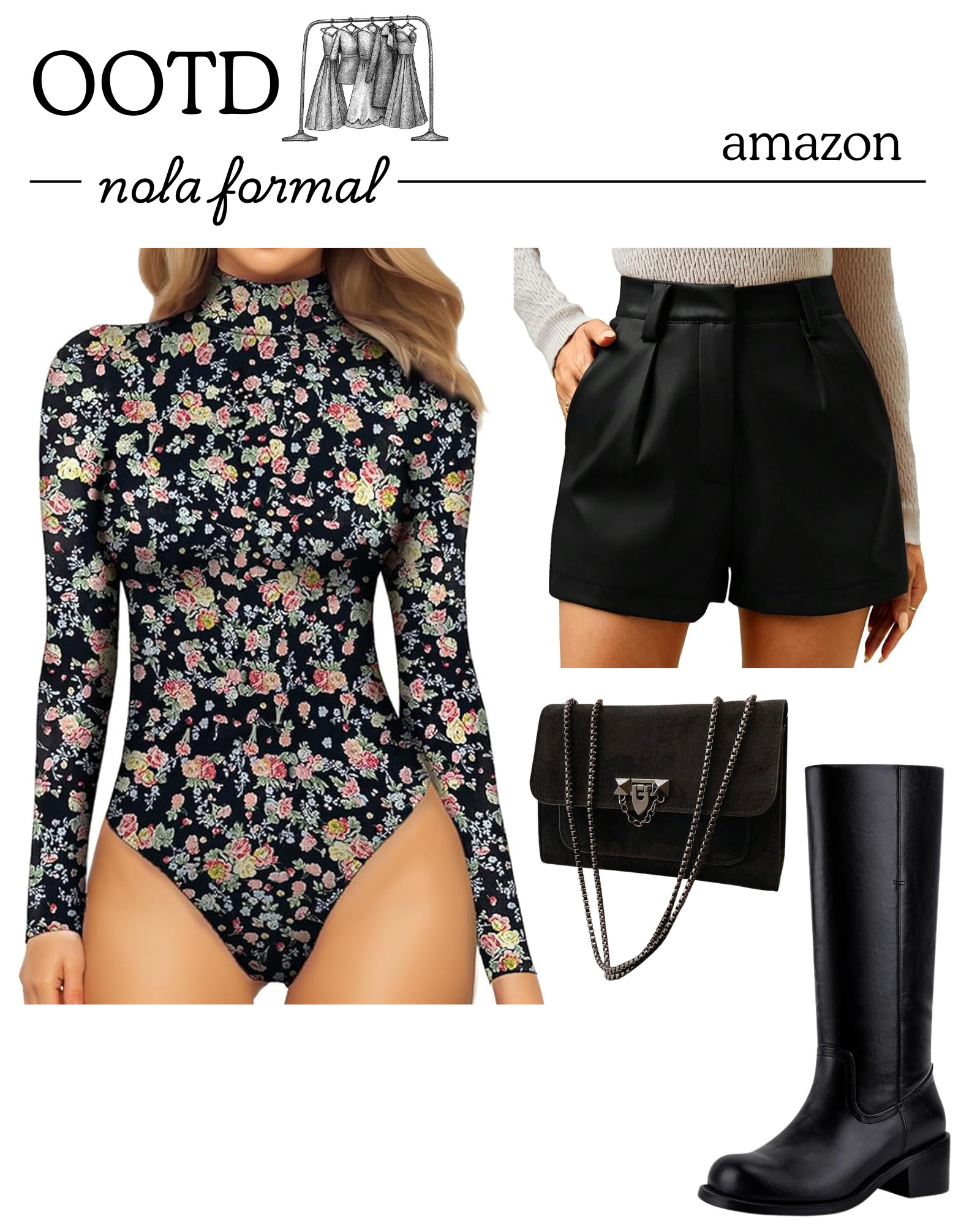 Floral for NOLA formal but make it edgy 🌸🖤 this whole outfit is Amazon and I’m obsessed 👀 

 

#LTKSaleAlert #LTKFindsUnder50 #LTKFindsUnder100