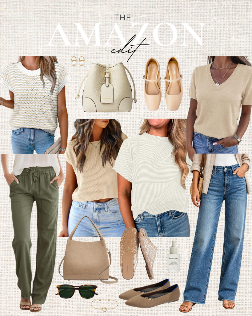Catch the latest Amazon Fashion Finds in this collection! EVALESS has two short-sleeved tops here that are trending lately. You can pair them with either these drawstring pants or UPNET’s high-waisted jeans. People are also grabbing these pointed ballet flats from Rothy’s and Kattee’s leather handbag. We also love this hydrating serum from goop!

#LTKSeasonal #LTKSaleAlert #LTKTravel
 

 