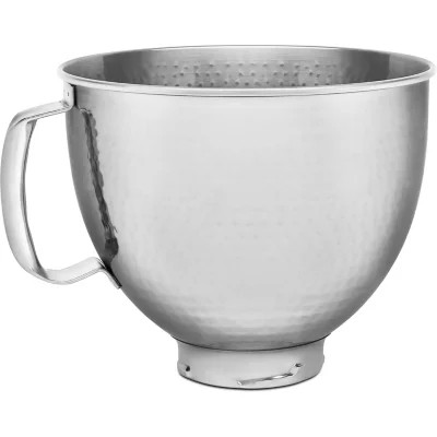 KitchenAid 5 qt. Tilt-Head Hammered Stainless Steel Bowl, KSM5SSBHM | Tractor Supply