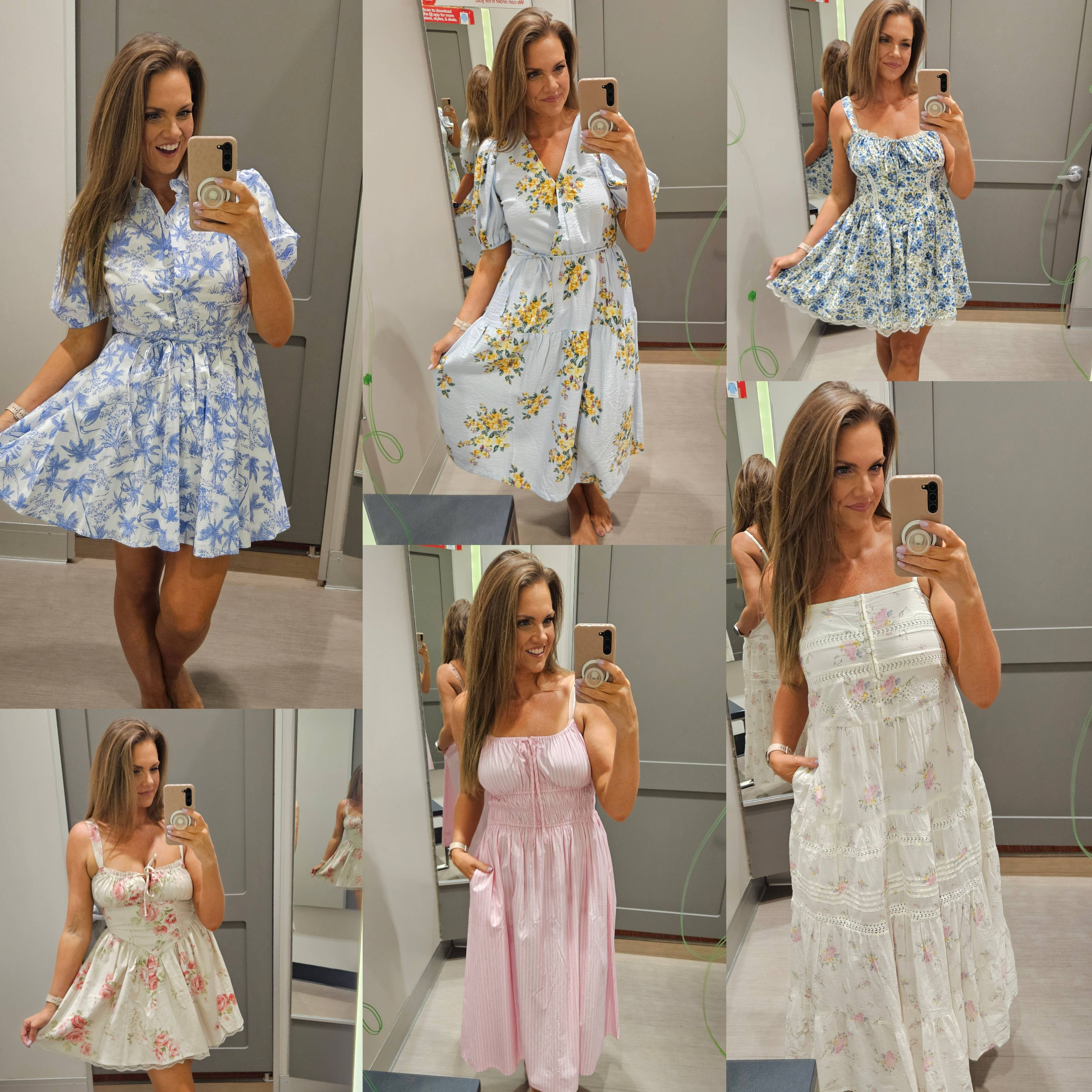 Spring into warmer weather with these spring dresses from Target. Im in a size medium for reference.

#LTKMidsize