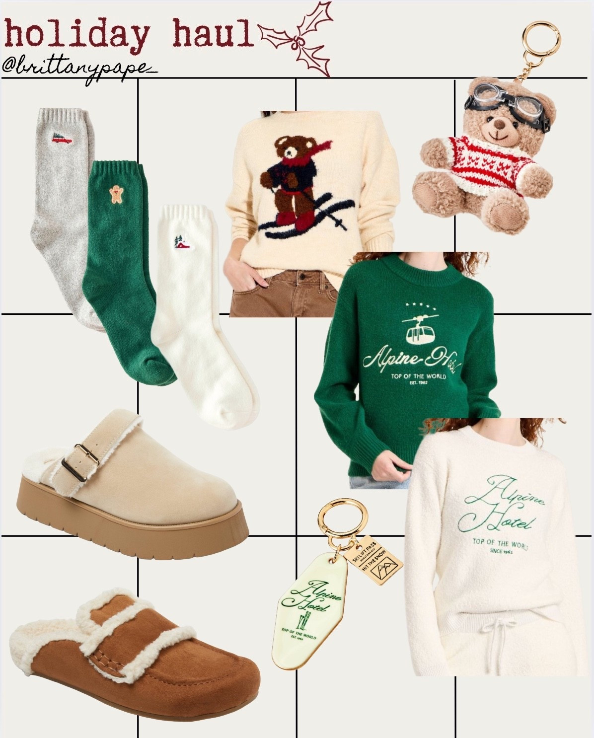 Target Holiday Haul 🎄
Click below to shop!


Men’s socks, holiday socks, purse charm, teddy bear purse charm, apres ski, clogs, women’s clogs, winter shoes, keychains, purse charm, sweatshirt, hoodie, crewneck, Sherpa, teddy bear sweater, Ralph Lauren Christmas, alpine crewneck

#LTKGiftGuide #LTKStyleTip #LTKHoliday