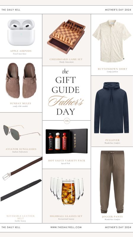 Check out this father's day gift guide to make every dad's day extra special.

From sleek gadgets to cozy essentials, I've handpicked a variety of items that will surely bring smiles to their faces. 

#LTKMens #LTKGiftGuide