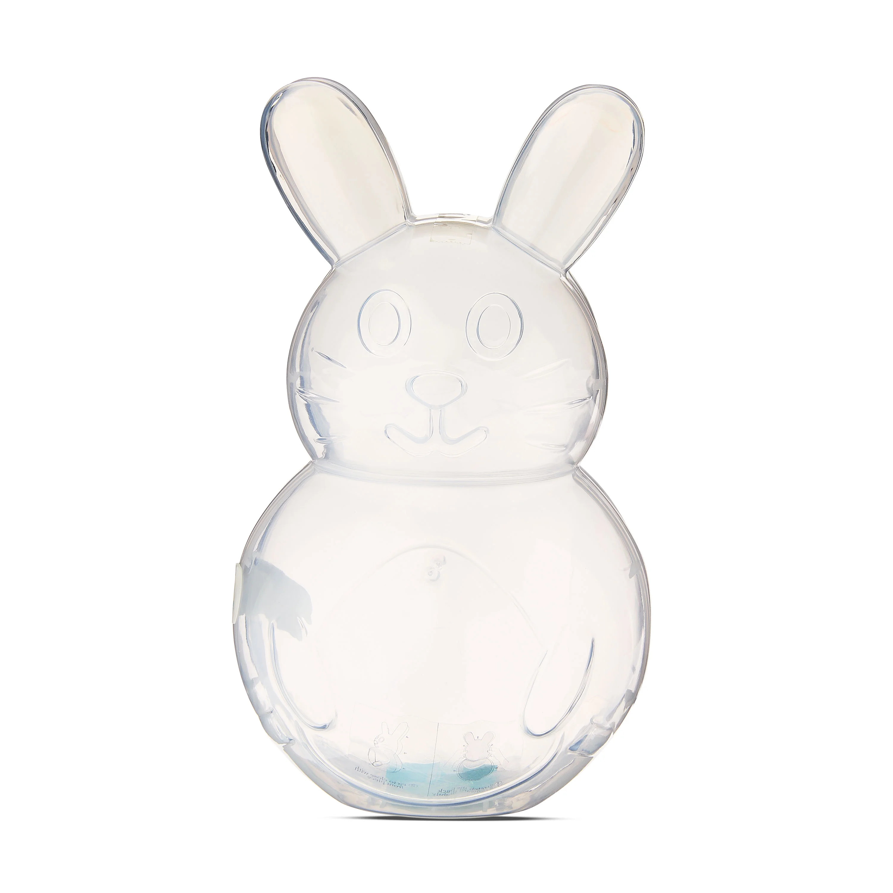 Easter Clear Jumbo Plastic Bunny Container, 9.85 in, by Way To Celebrate - Walmart.com | Walmart (US)