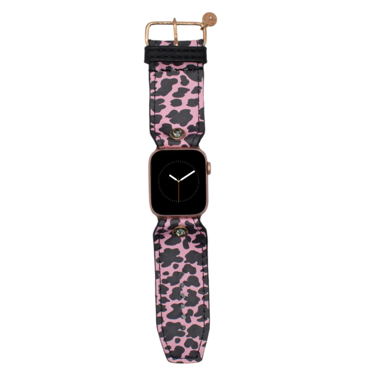 Ready to Ship - Pink & Black Leopard Sivella Watchband | Sparkl