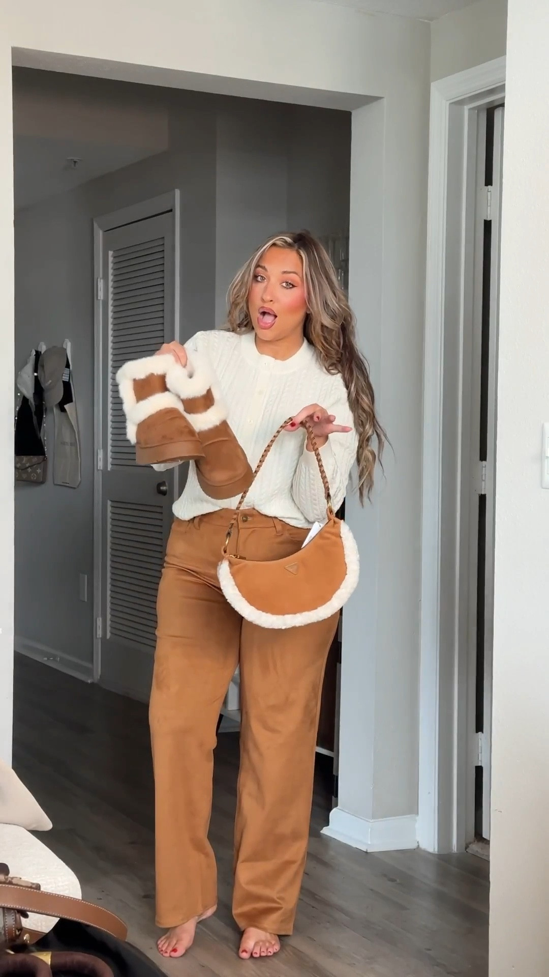 Snow-day chic ❄️ Bundled up in my favorite cozy layers—warm, waterproof, and actually cute for freezing temps. Linked everything on LTK!

Pants: US10/30 in regular
Sweater: medium
Coat: large

#LTKootd #LTKgrwm #LTKSeasonal