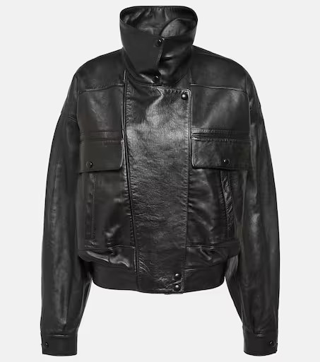 Leather bomber jacket | Mytheresa (US/CA)