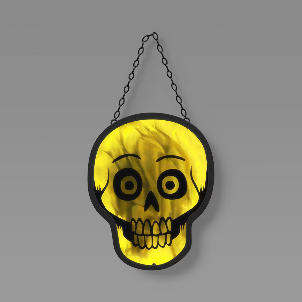 Lit Iridescent Hanging LED Skull - Hyde and EEK! Boutique™ | Target