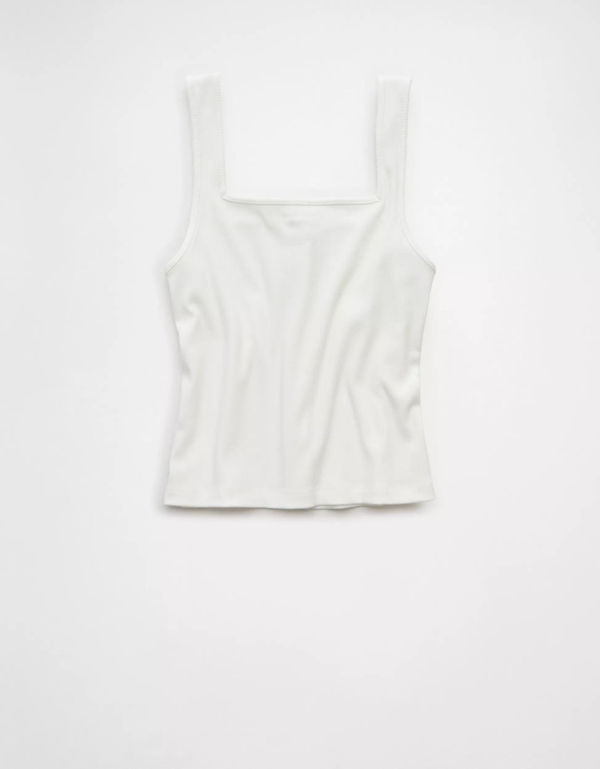 AE Square Neck Button-Up Tank Top | American Eagle Outfitters (US & CA)