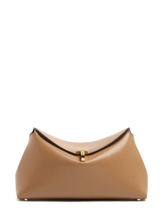 Lederclutch „T-Lock“ | Luisaviaroma