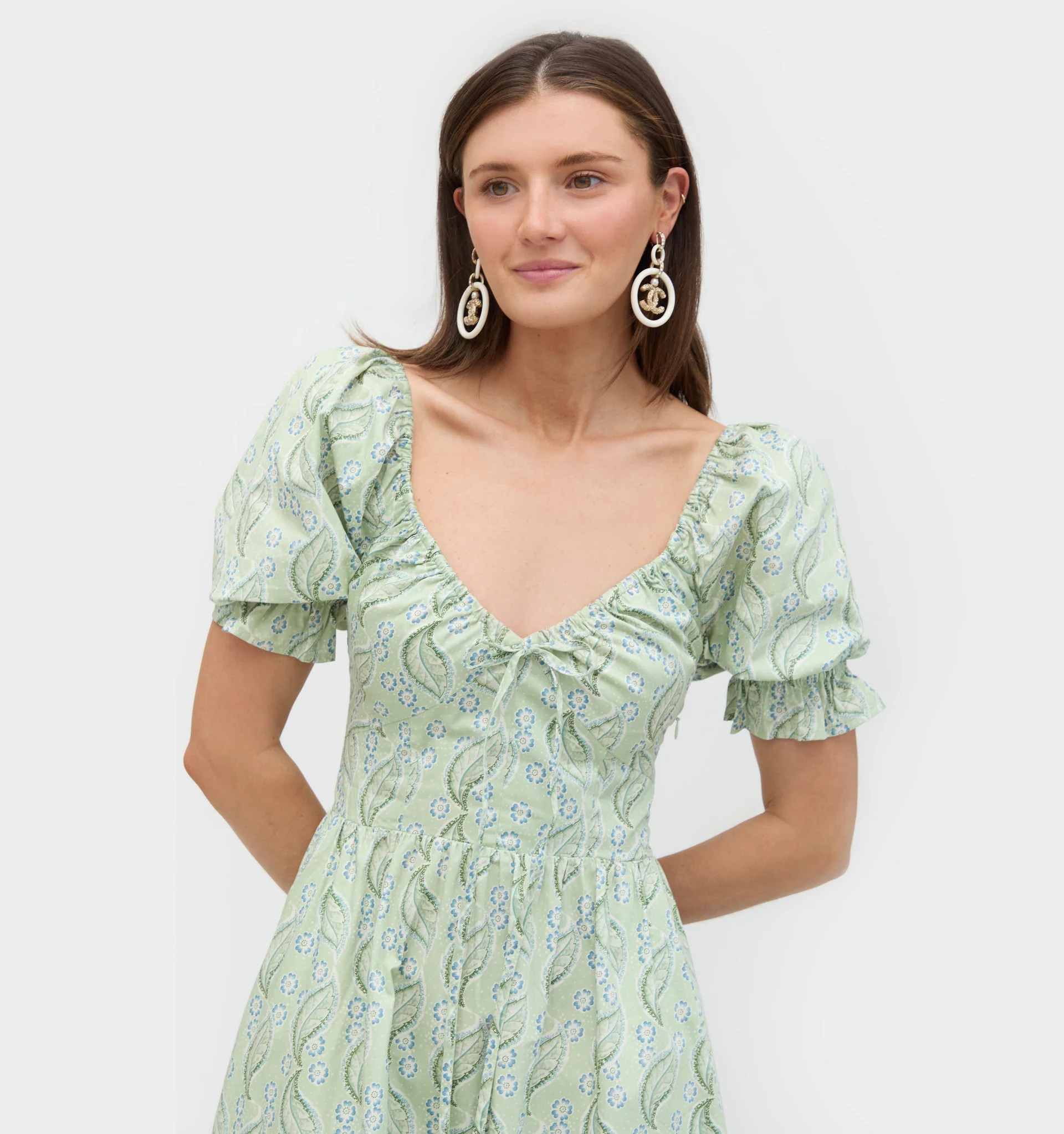 The Ophelia Dress - F. Steiner & Co. Archive Eucalyptus Floral | Hill House Home