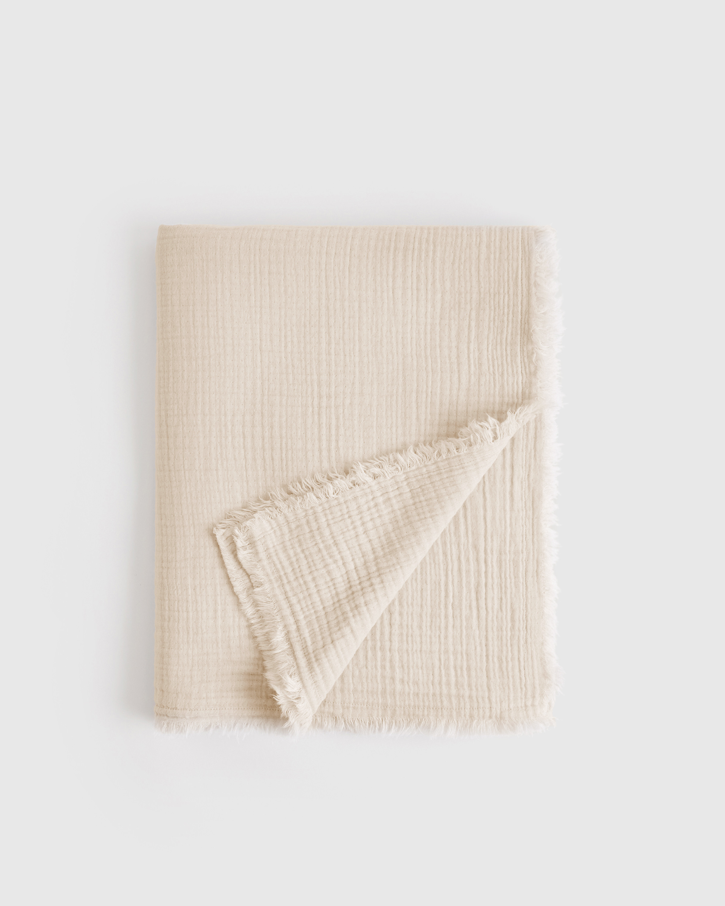 Organic Airy Gauze Throw | Quince