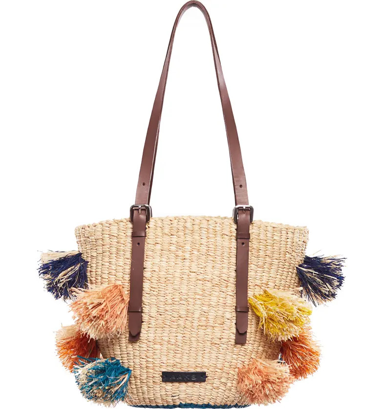 A A K S AAKS Hawa Rainbow Raffia Tote | Nordstrom | Nordstrom