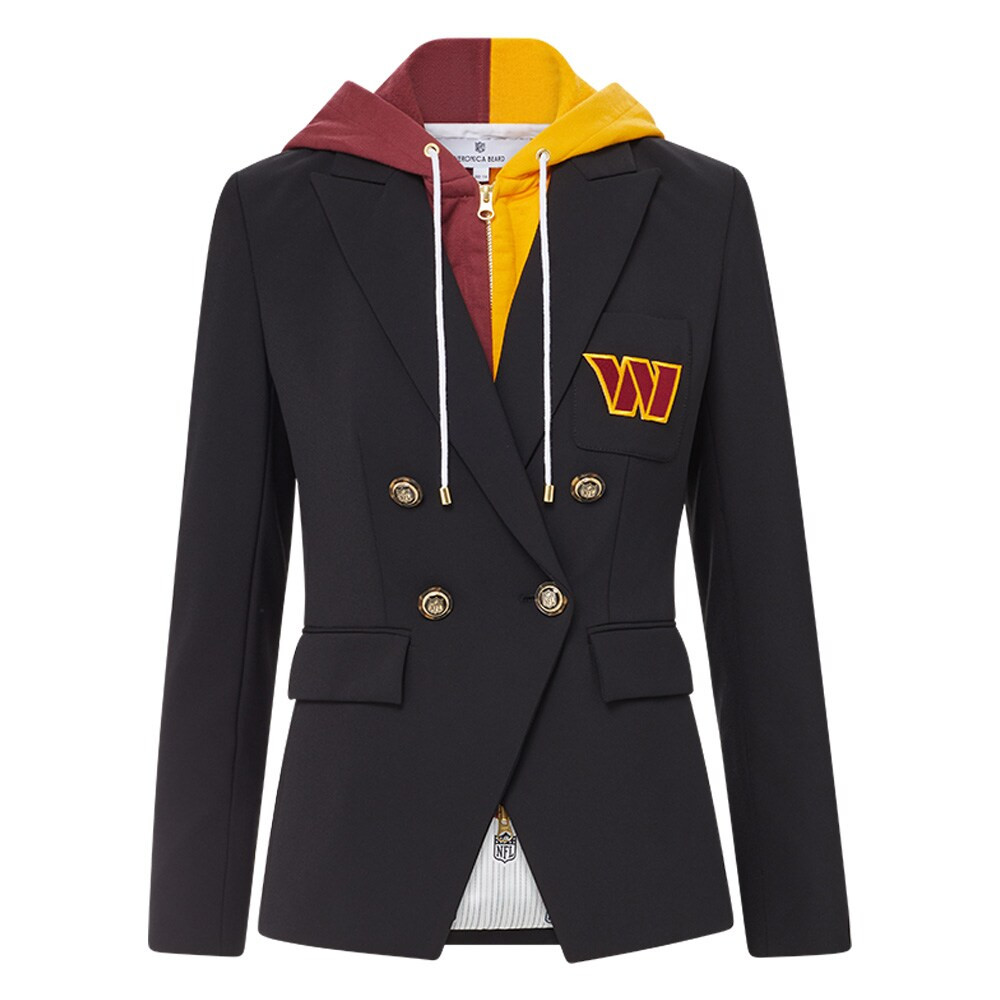 Washington Commanders Veronica Beard Women's Dickey Jacket - Black | Fanatics