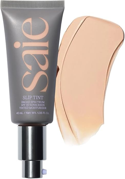 Saie Slip Tint Tinted Moisturizer with SPF 35 - Light Coverage, Glowy Skin Tint & Mineral Sunscre... | Amazon (US)