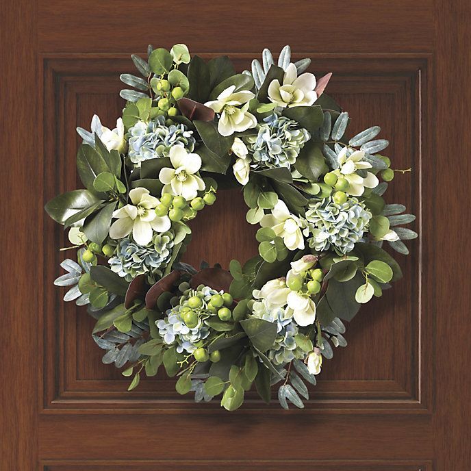 Magnolia Crabapple Wreath | Frontgate | Frontgate