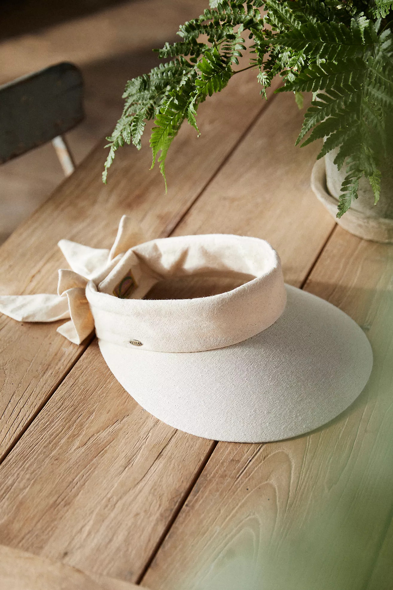 Bow Cotton Visor | Anthropologie (US)