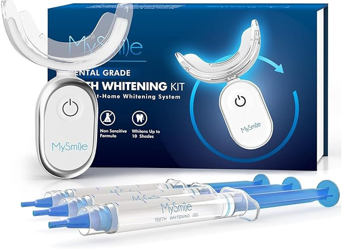 MySmile Teeth Whitening Kit for Sensitive Teeth with LED Light, 10 Min Non-Sensitive Fast Tooth W... | Amazon (US)