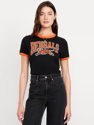 NFL™ Bengals™ EveryWear Ringer T-Shirt | Old Navy (US)
