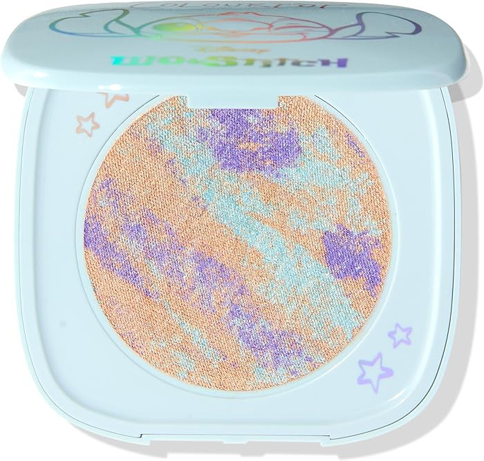 Colourpop x Stitch Ohana Super Shock Powder Highlighter - Limited Edition Tie-Dye Highlighter Mak... | Amazon (US)