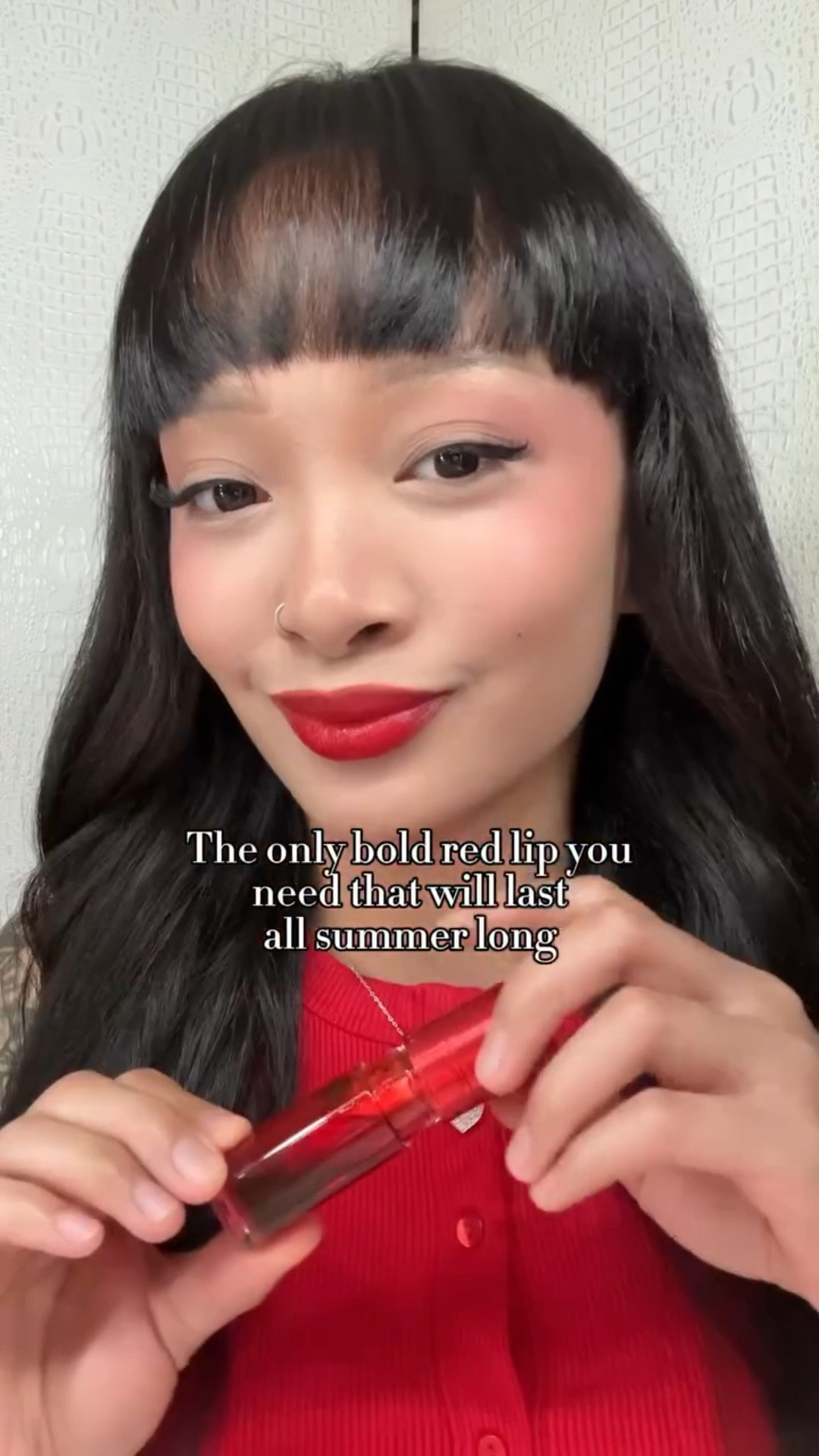 ❤️‍🔥 BOLD, HYDRATED, KISS-PROOF #redlip for the summer
@clarinsofficial Water Lip Stain - Red Water
#makeup #beauty #bostoncontentcreator 

for more glam follow my beauty page @beauenli (IG and FB) 💖

@clarinsusa #gifted_by_clarins

#LTKBeauty #LTKgrwm
