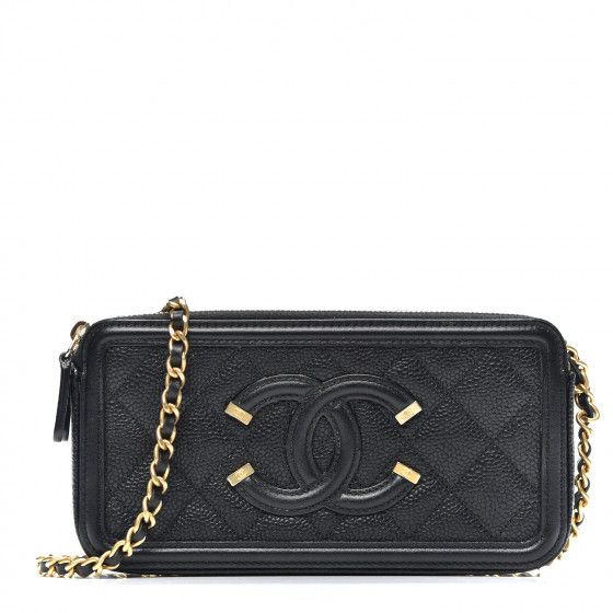 CHANEL

Caviar Quilted CC Filigree Clutch With Chain Black


222 | Fashionphile