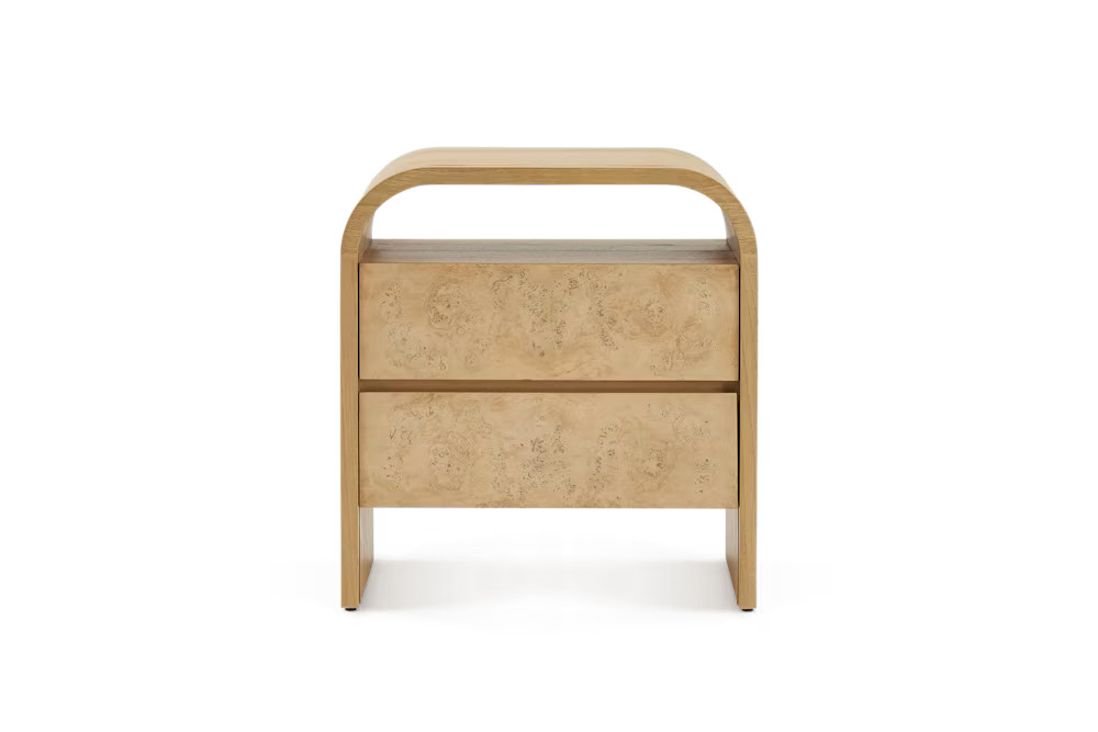 Crescent 2-Drawer Nightstand | Castlery US | Castlery US