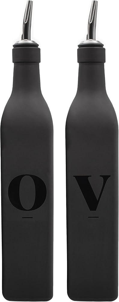 Olive Oil Dispenser Bottle Set, Oil and Vinegar Dispenser Set, Glass Oil Container, oil bottles f... | Amazon (US)