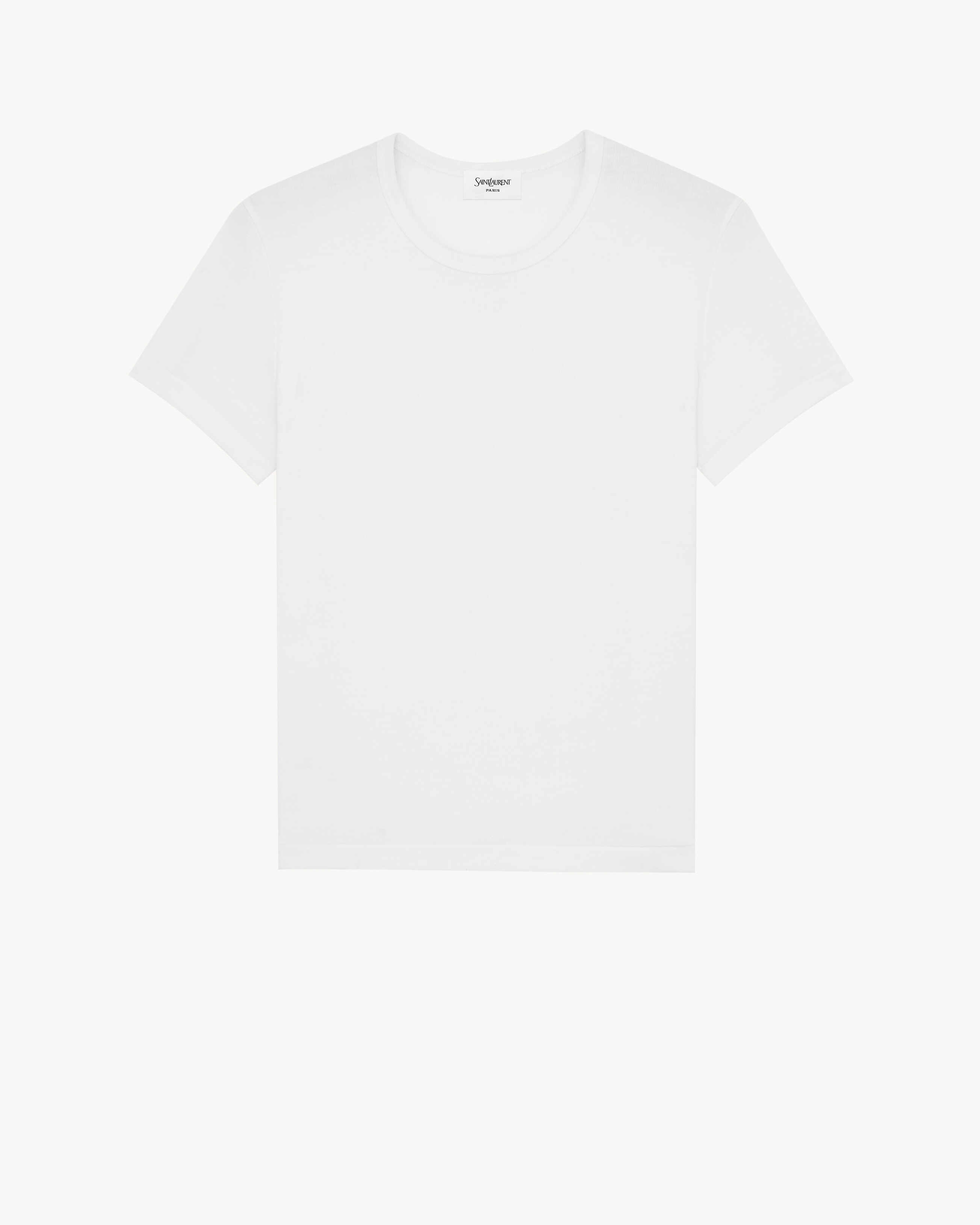 Saint Laurent Crewneck T-Shirt - White - Women - S | Saint Laurent Inc. (Global)