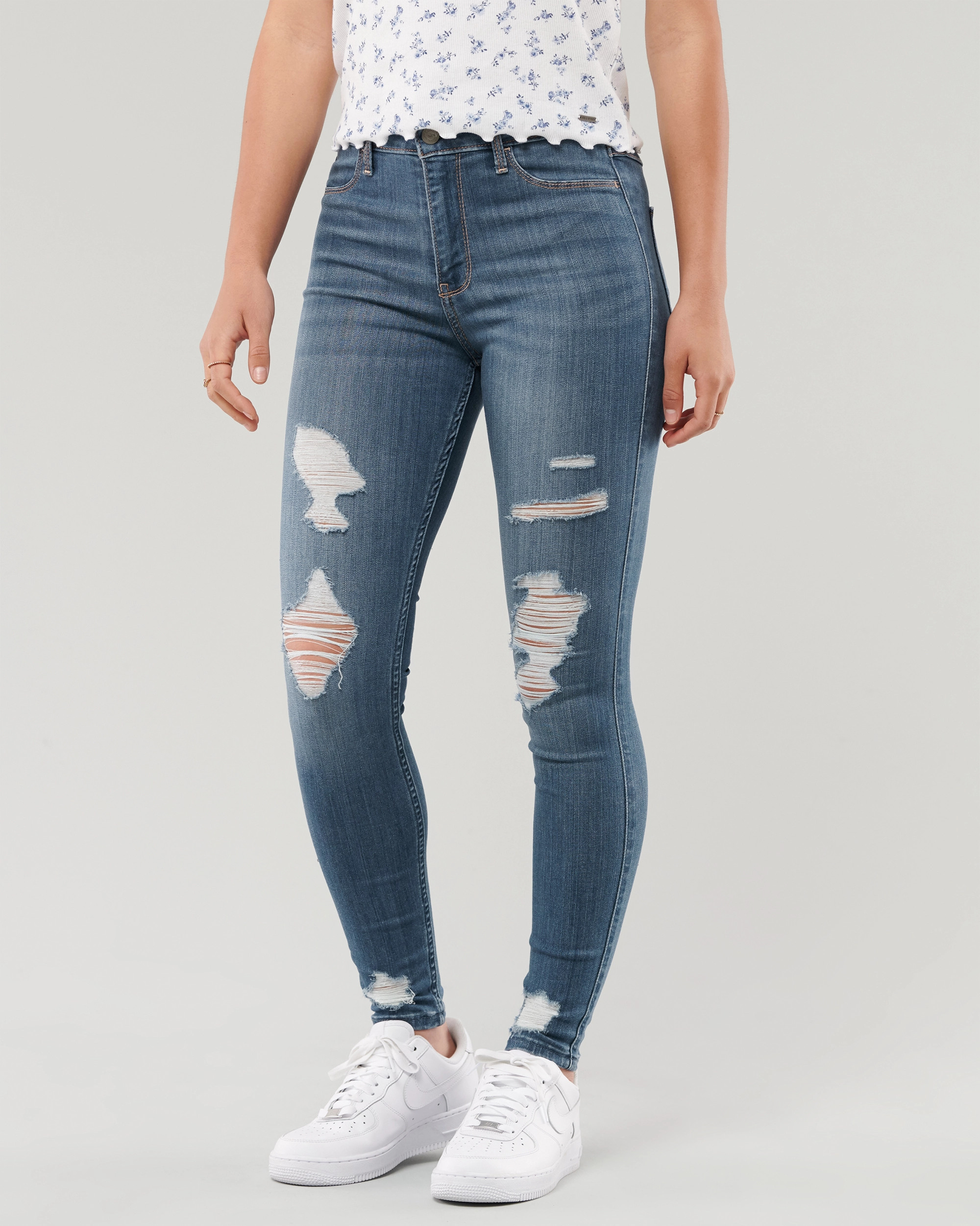 High-Rise Jean Leggings | Hollister (US)