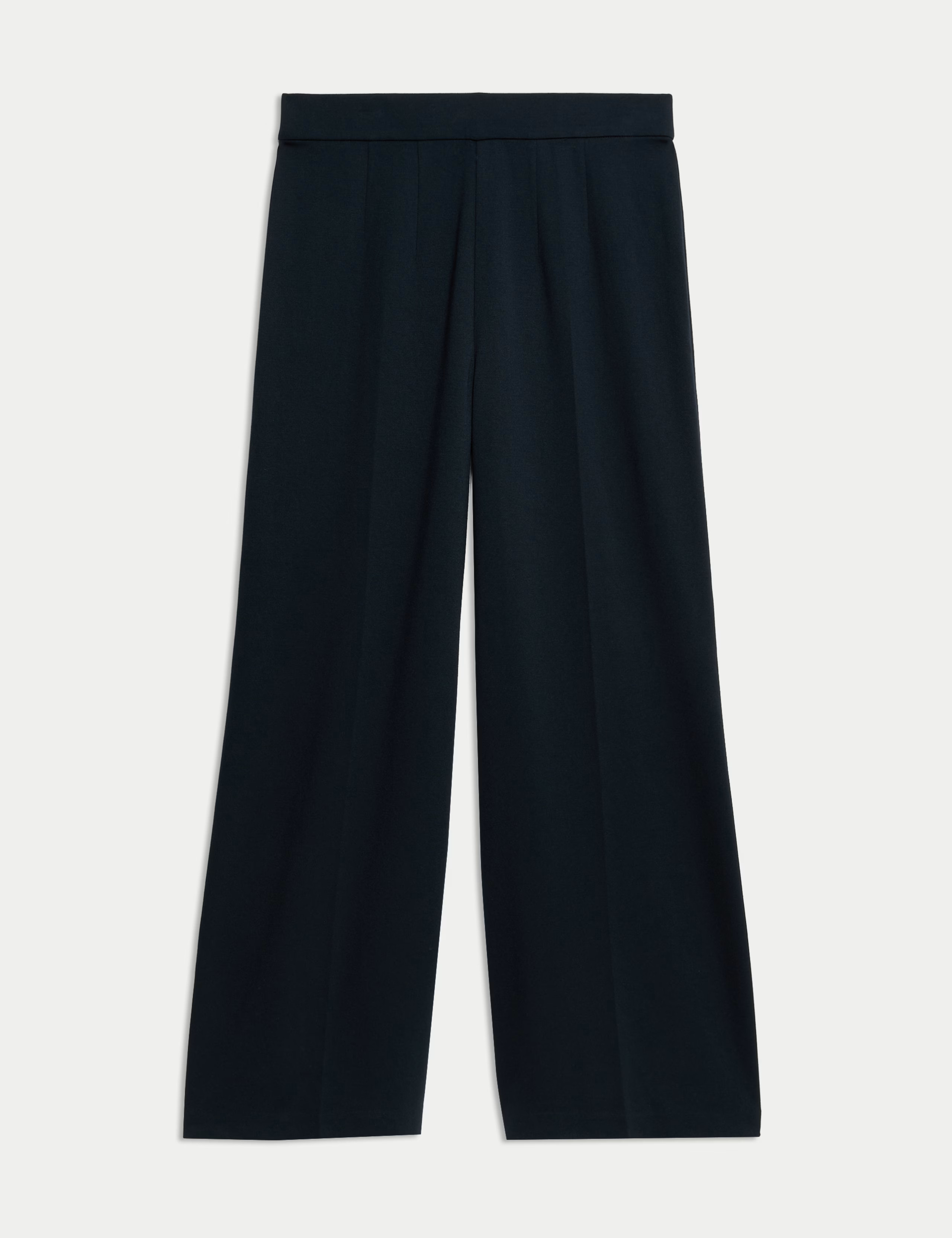 Jersey Wide Leg Trousers with Stretch | Marks & Spencer (UK)
