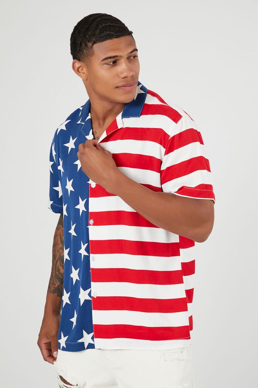 American Flag Print Shirt | Forever 21 (US)