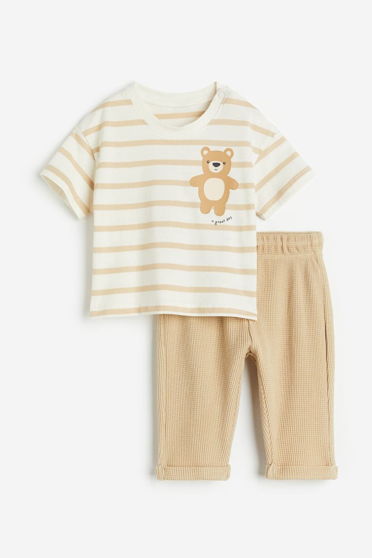 2-piece Cotton Jersey Set | H&M (US + CA)