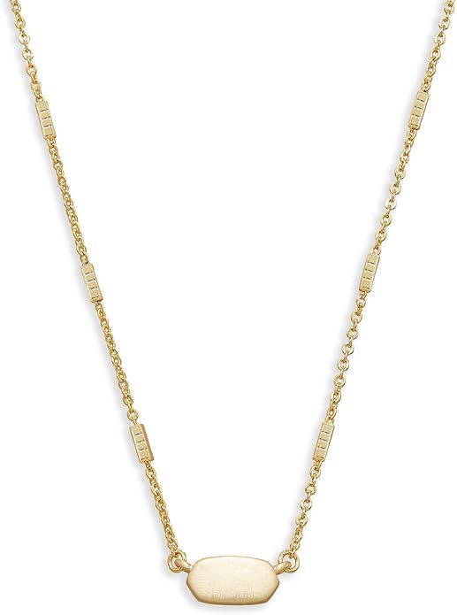 Amazon.com: Kendra Scott Fern Pendant Necklace for Women, Dainty Fashion Jewelry, 14k Gold-Plated... | Amazon (US)