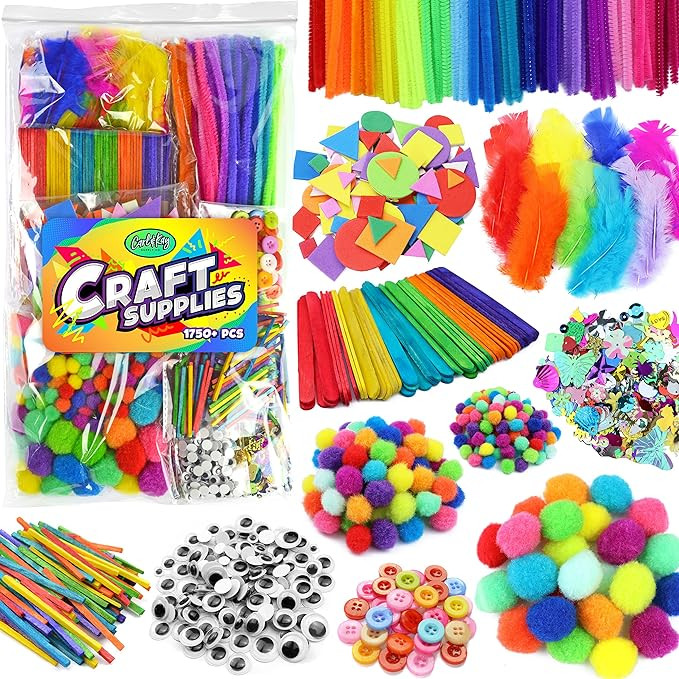 Arts & Crafts Supplies Kits & Materials Set for Kids, Toddler - Carl & Kay | Amazon (US)