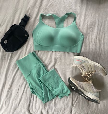 Im obsessed with the color of this workout set, and the scallop detail. I found the bottoms did run a little small.



#LTKsalealert #LTKfindsunder100 #LTKfindsunder50
