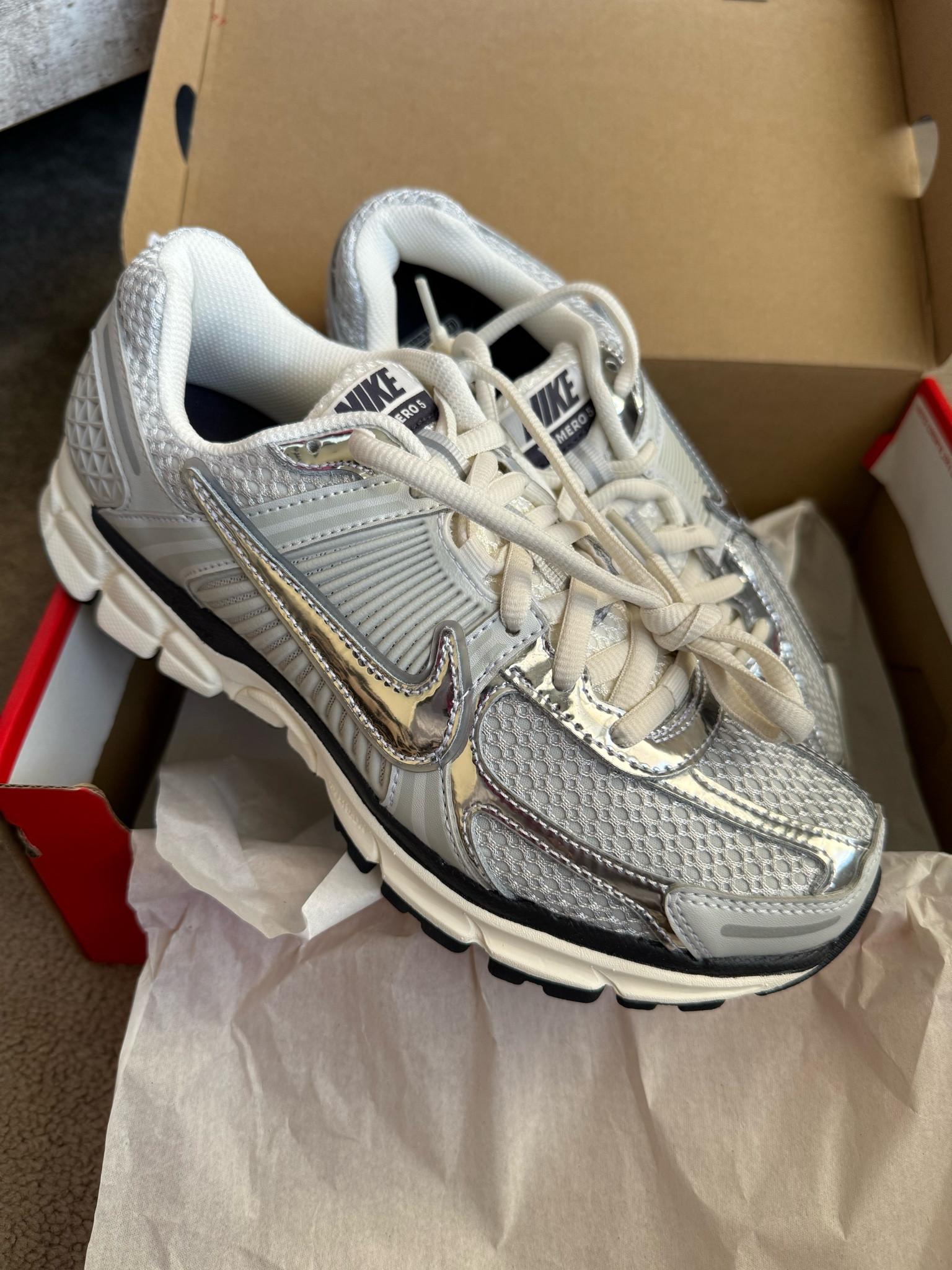 Vomero 5s back in stock #nike #vomero5 

#LTKShoeCrush #LTKMidsize #LTKSaleAlert