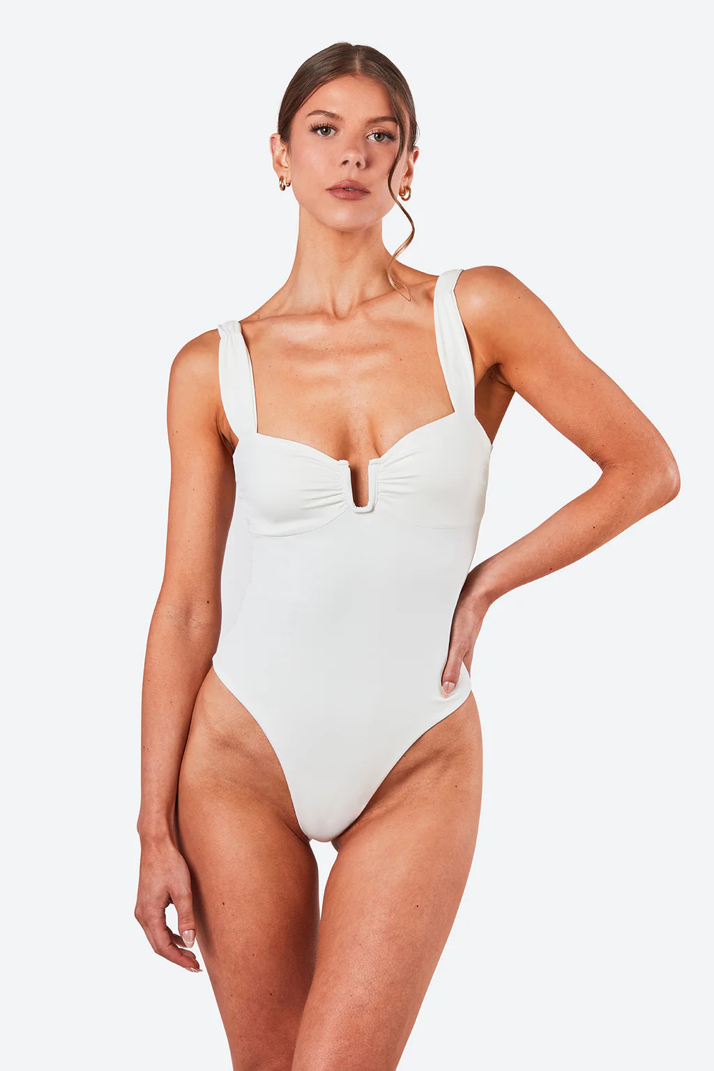 THE WHITNEY ONE PIECE - IVORY | Dolce Leone Swim