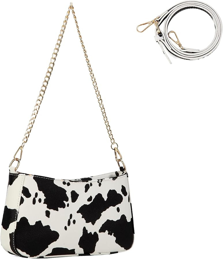 Sunwel Fashion Cute Prints Small Shoulder Bag Crossbody Purse with Double Straps for Women Girls | Amazon (US)