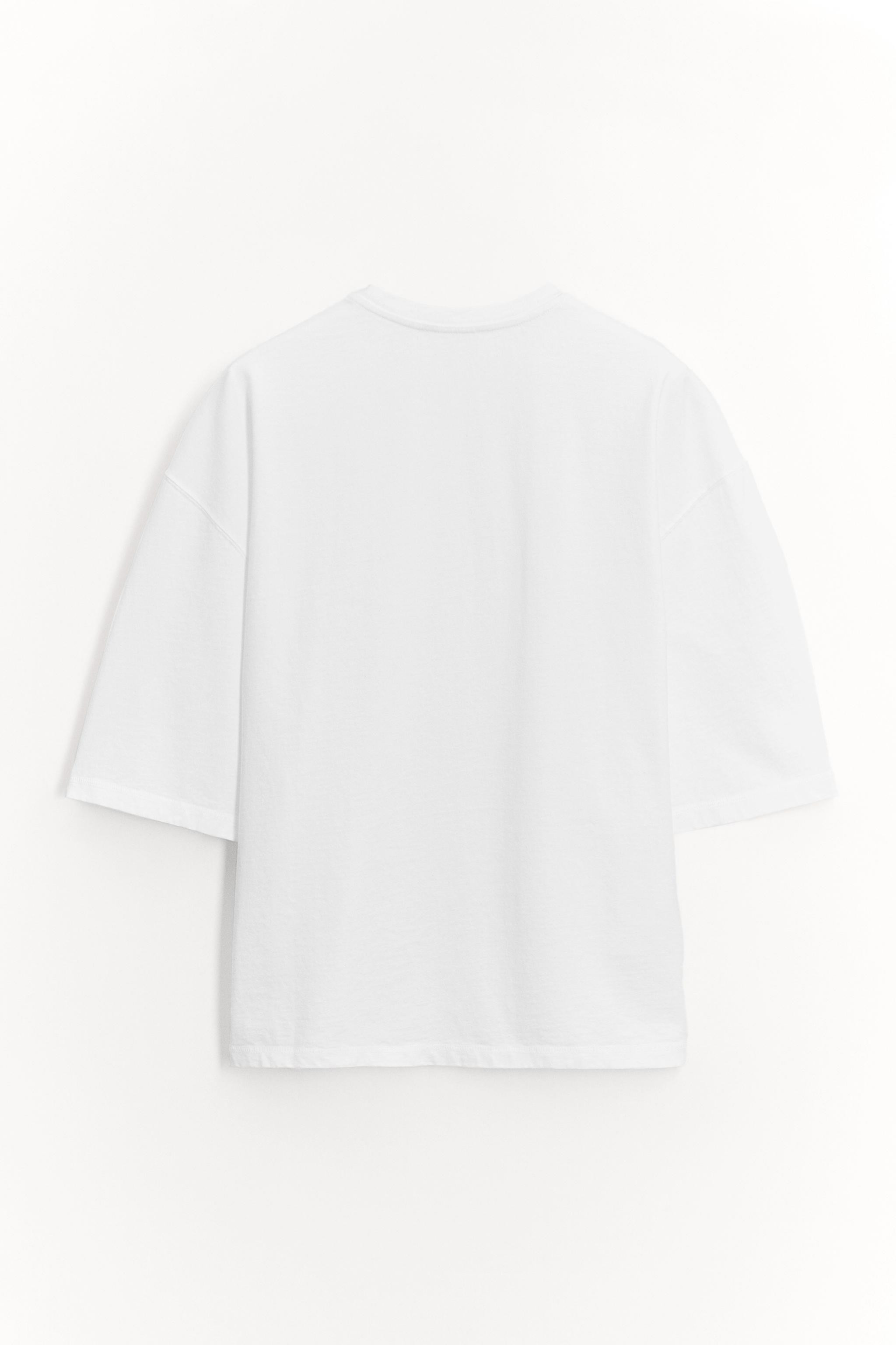 LOOSE FIT COTTON T-SHIRT | Zara UK