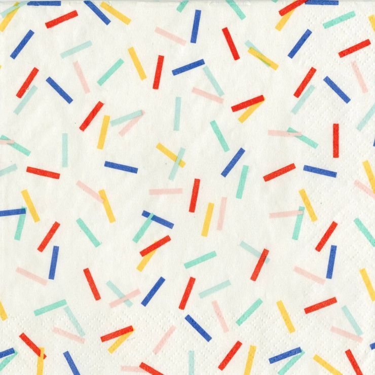 20ct Lunch Napkins Retro Confetti Print - Spritz™ | Target