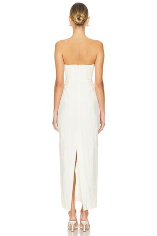 Vista Midi Dress in Light Oat White Cocktail Dress Fall Cocktail Dress Fall Cocktail Midi Dress Fall | Revolve Clothing (Global)