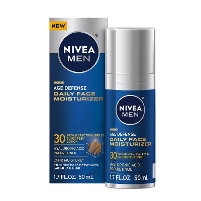 NIVEA Men Age Defense Daily Face Moisturizer with - SPF 30 - 1.7 fl oz | Target