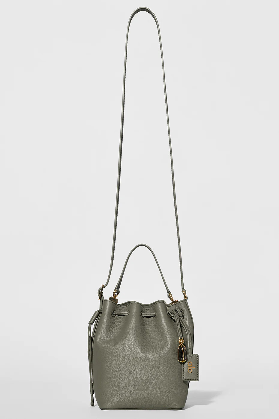 ALO Mini Balance Bag in Olive Tree Leather Green | Alo Yoga