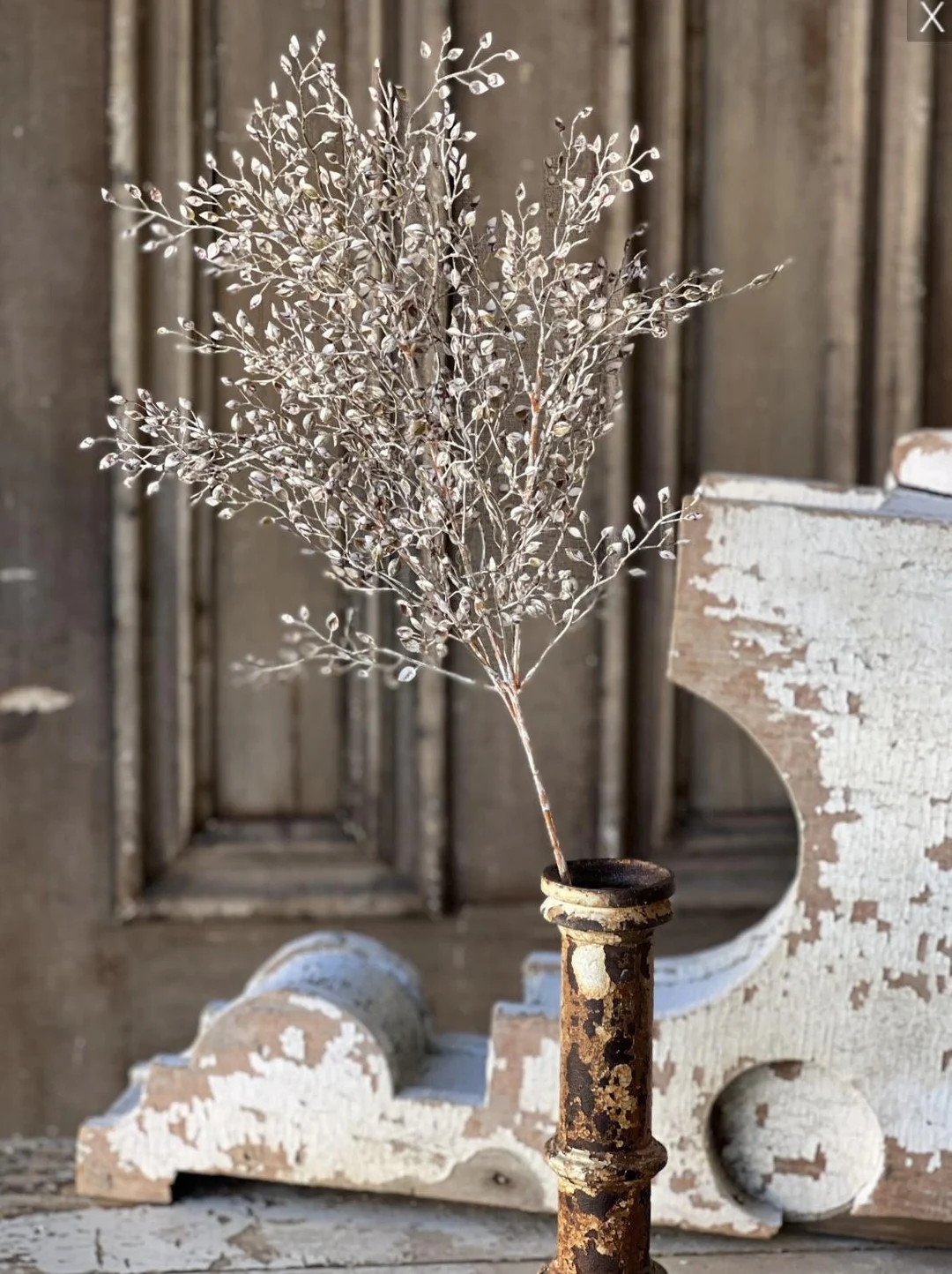 Artificial Little Luna Leaves Spray / Stem 29. Brown Cream Spring Summer Fall. Home Decor. Farmho... | Etsy (US)